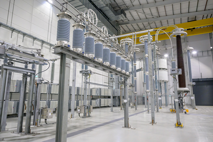 Hunterston converter station. Western Link infrastructure